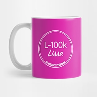 L-100k lisse dans rond Mug